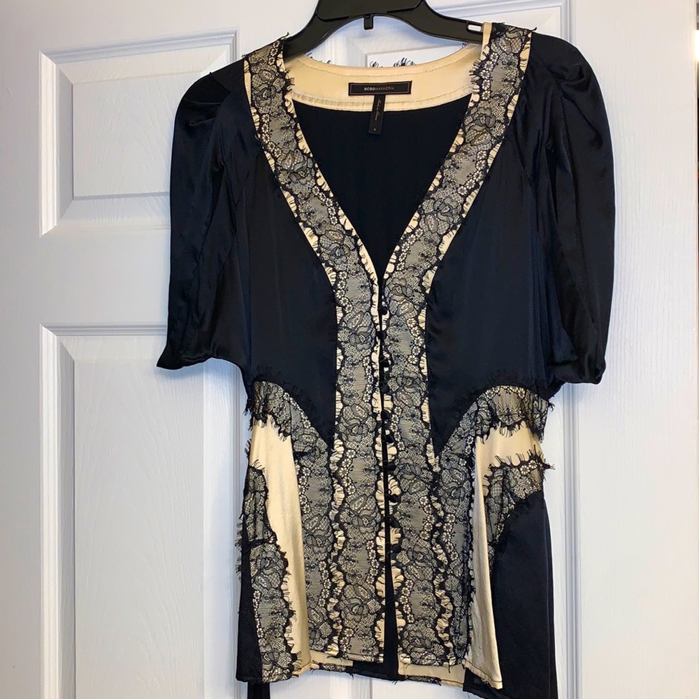 BCBG MAXAZRIA Silk Blouse